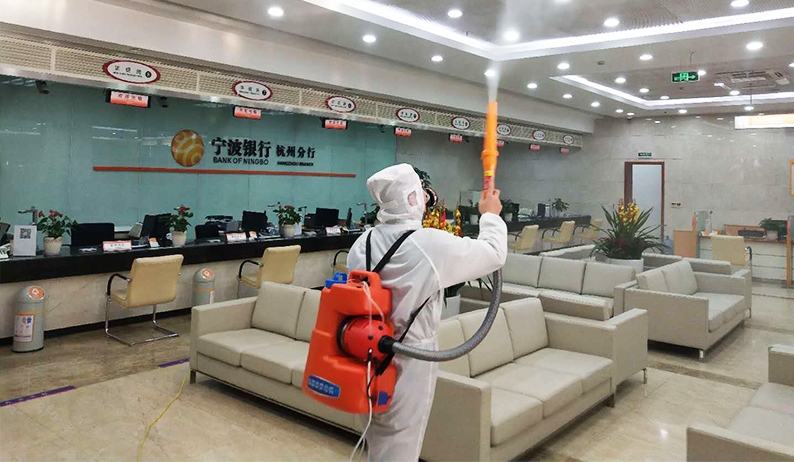 树派环保北京消毒杀菌、空气净化服务现场施工照片